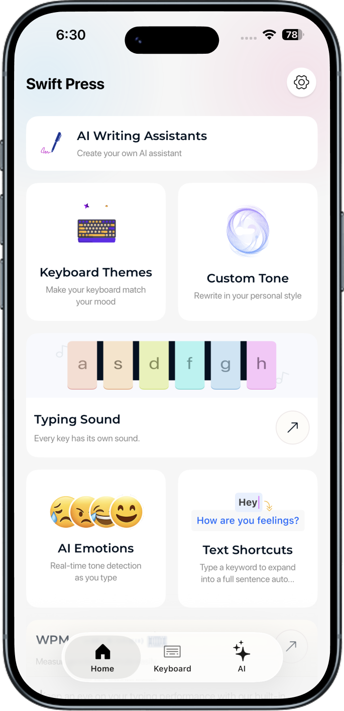 SwiftPress home