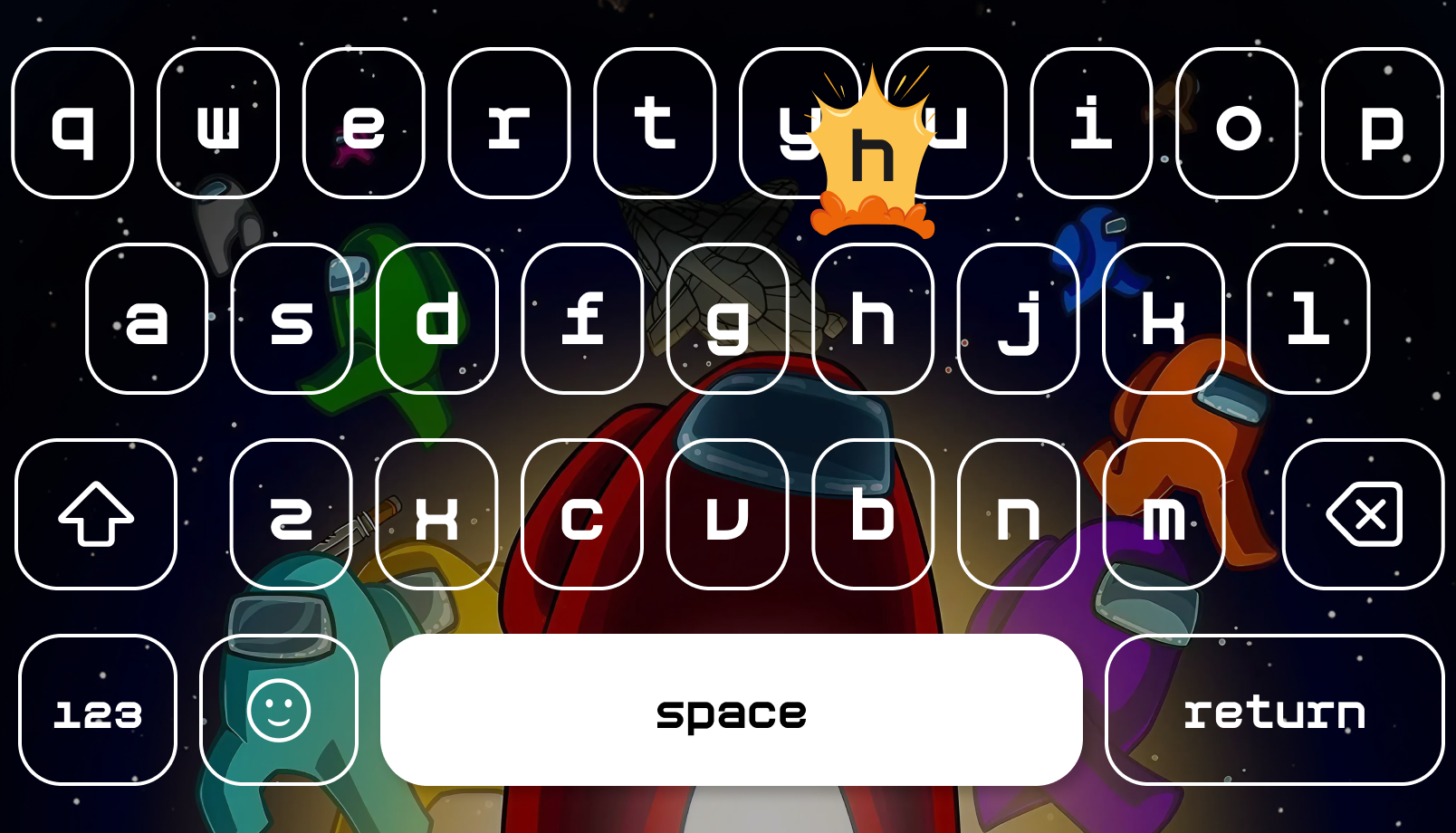 Among Us keyboard